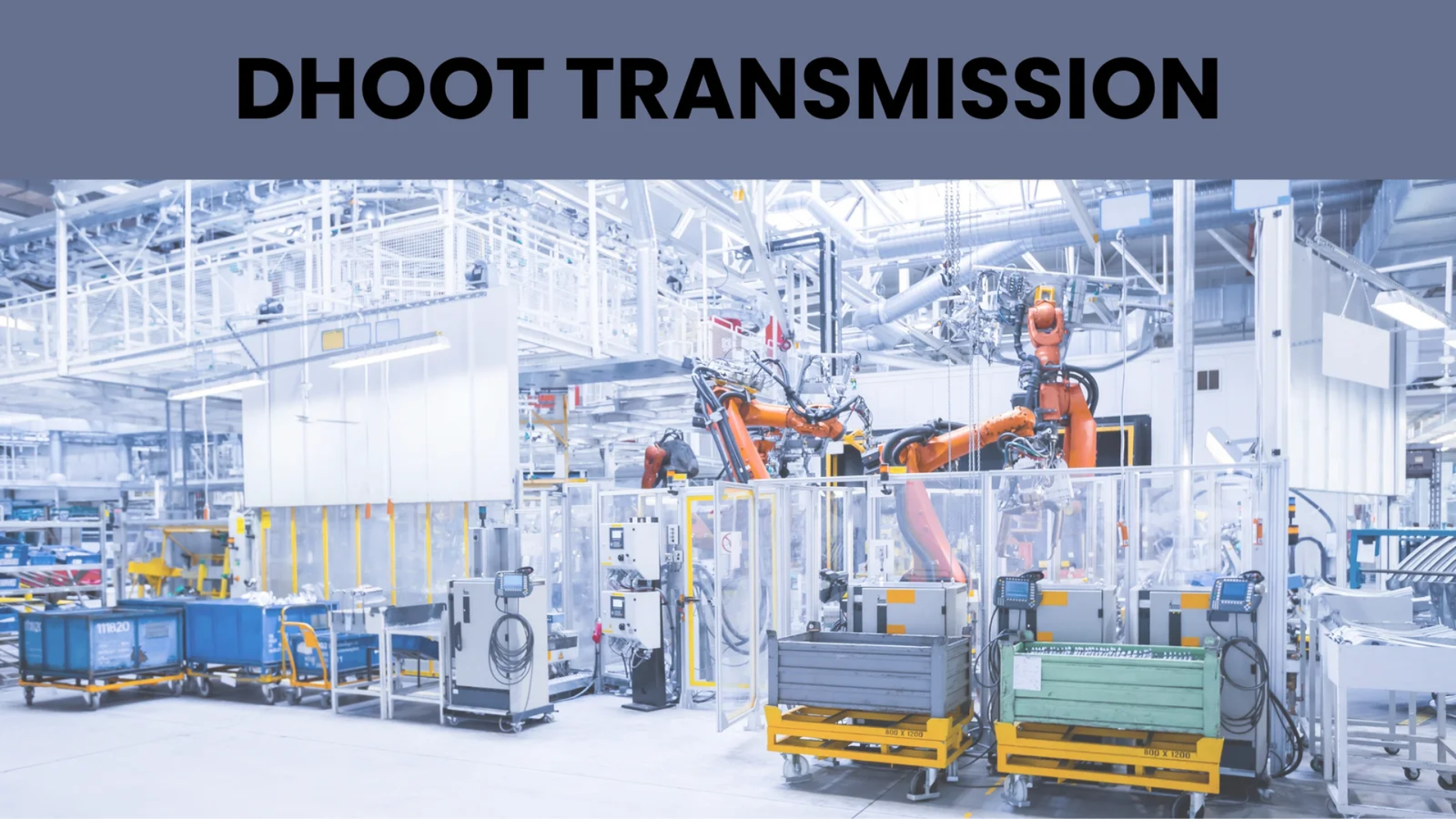 Trainee - Assembly - Packing - Dhoot Transmission