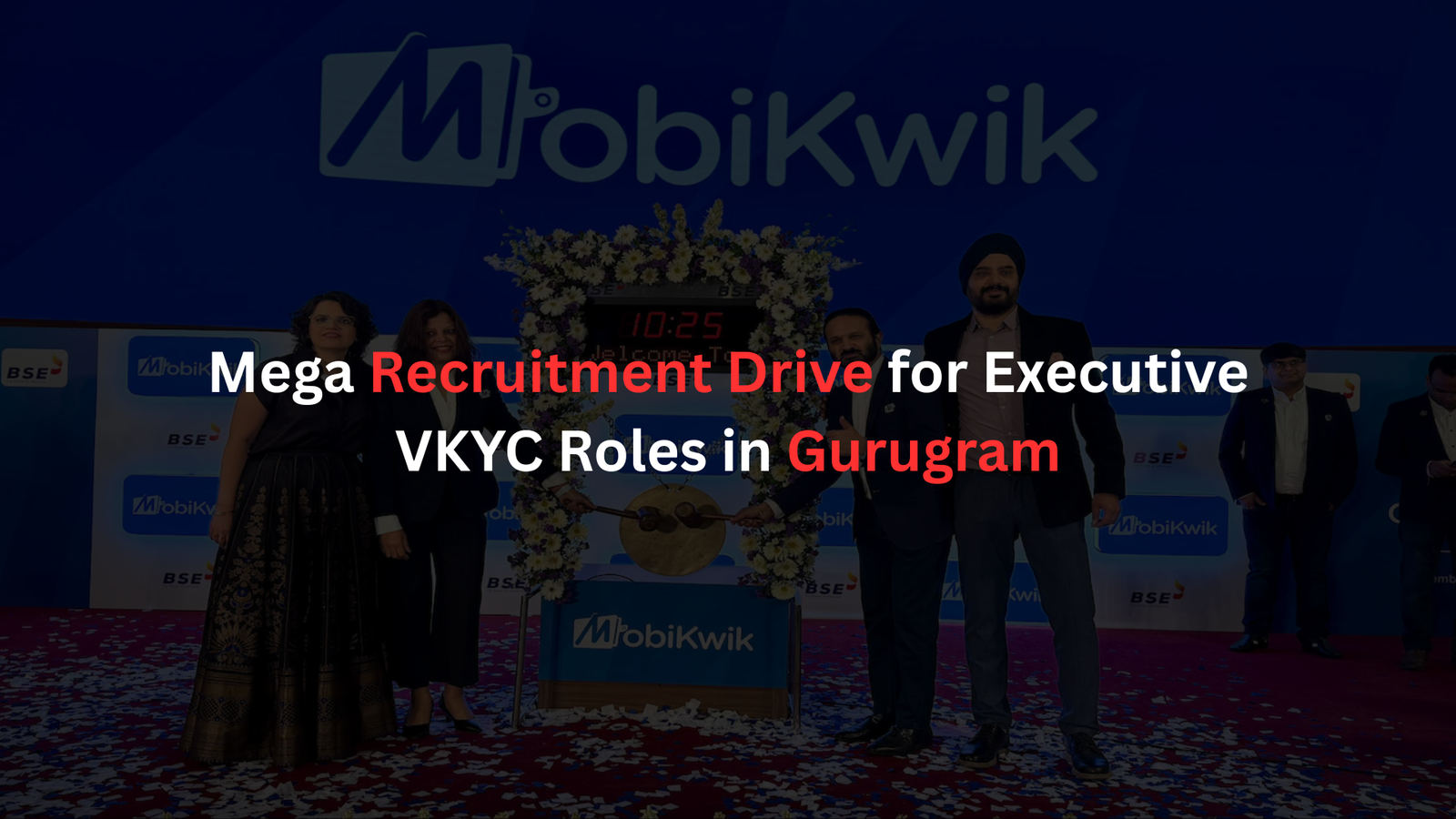 Mega Recruitment Drive for Executive VKYC Roles in Gurugram