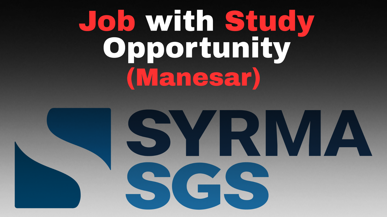 Job with Degree at Syrma SGS Manesar for 12th and ITI Pass